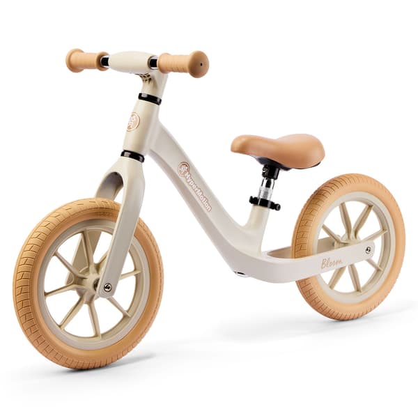 Løbecykel HyperMotion Bloom 12” sandgrå til børn
