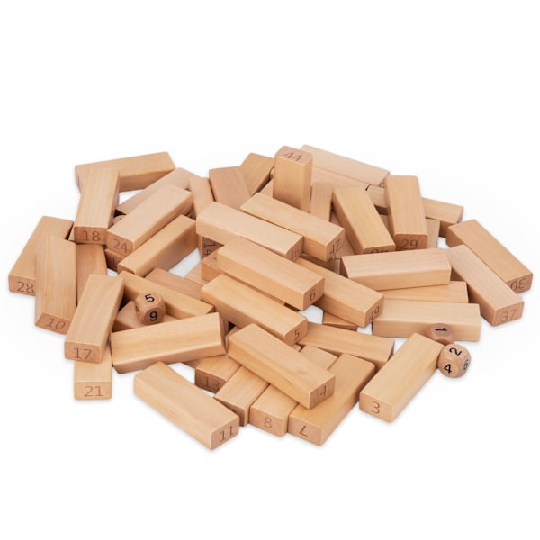 Blocks - puinen taitopeli Tower - Numbers