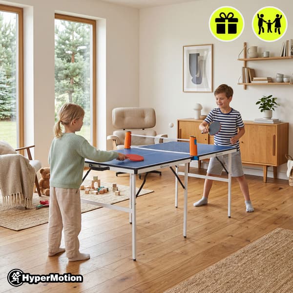 Foldbart bordtennisbord HyperMotion kompakt til børn
