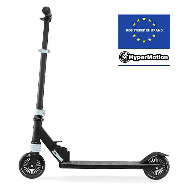 Tohjulet scooter med støddæmper WALLY 4-9 år fra HyperMotion sort-grøn