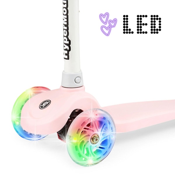 Kolmipyöräinen tasapainoskootteri 3-8v, LED pyörät Rose