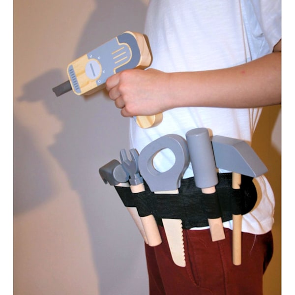 Puinen DIY-sarja XXL - 75 kpl + työkaluvyö