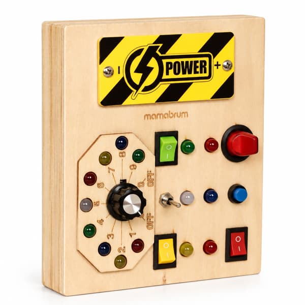 Aktivitetstavla, Mamabrum, Power Panel, LED-lampor