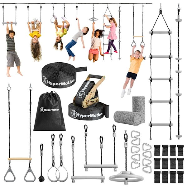 Ninja esterata lapsille - HyperMotion Slackline -setti - 9 estettä
