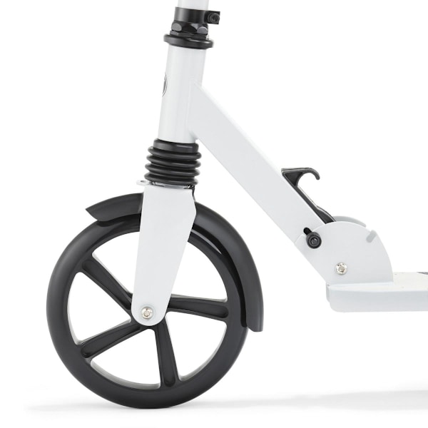 Tvåhjulig sparkcykel för unga vuxna - med stötdämpare - Hypermotion CITY SWIFT Winter Fox - 100 kg White Fox
