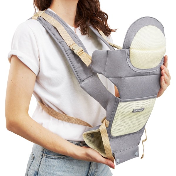 Ergonomisk babyskydd - AMY 10in1 - 0-36 månader, grå