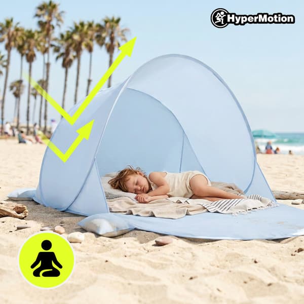 HyperMotion pop-up-rantateltta 200 × 130 × 90 cm, vaaleansininen