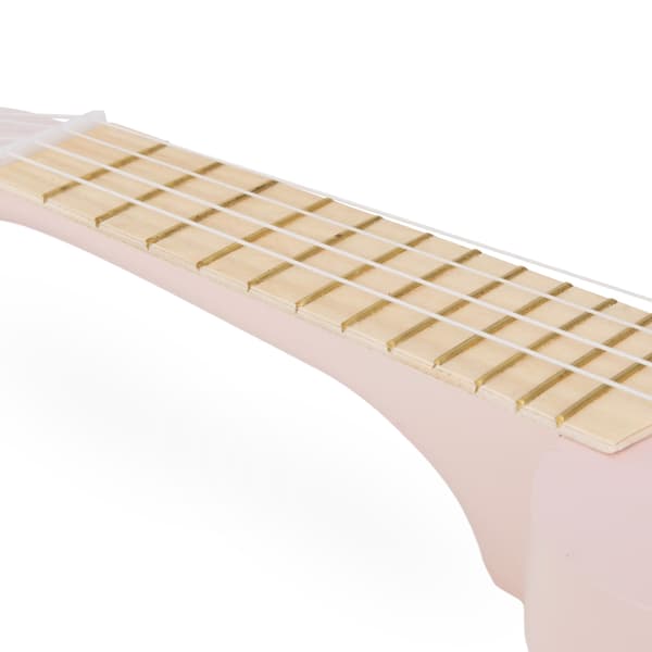 Træbørneguitar Ukulele i Rosa fra Mamabrum