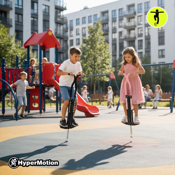 HyperMotion POGO jumper til børn sort