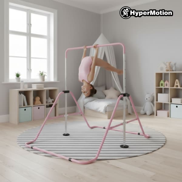 Justerbar gymnastikstang til børn – pink