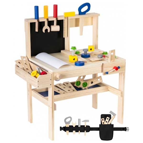 Puinen DIY-sarja XXL - 75 kpl + työkaluvyö
