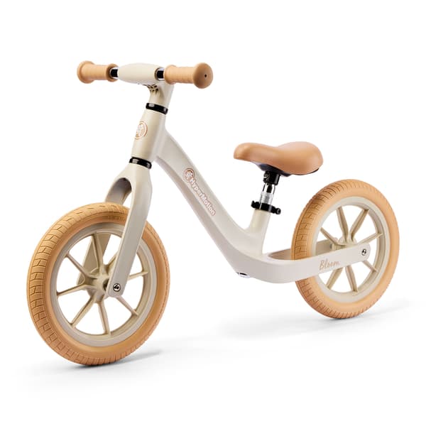 Springcykel HyperMotion Bloom 12 tum sandgrå lätt balans