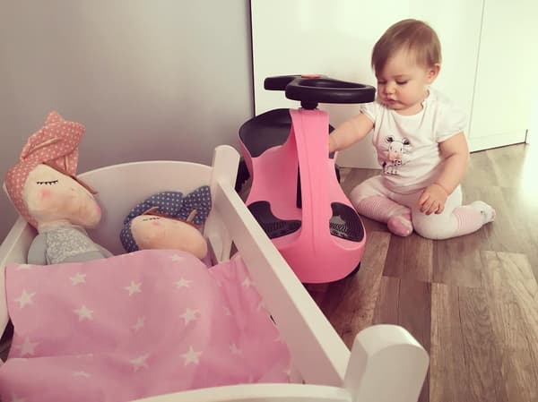 Børnekøretøj TwistCar pink