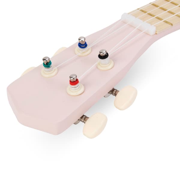 Træbørneguitar Ukulele i Rosa fra Mamabrum