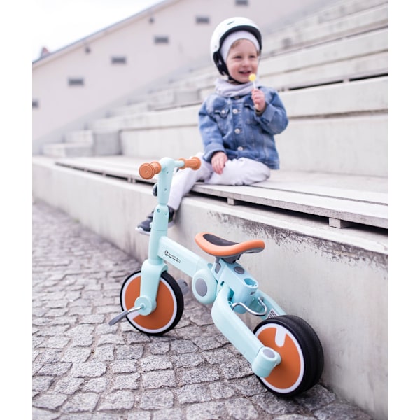Barnens trehjuling, terrängcykel, barnvagn - 5 i 1 från HyperMotion Gray