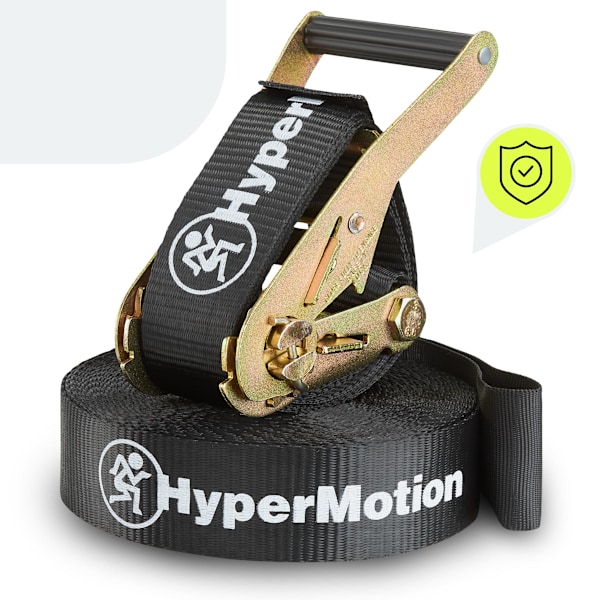 Ninja hinderbana för barn - HyperMotion slackline set - 7 hinder