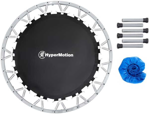 Mini trampolin til børn og voksne - op til 50kg - 91cm - til hjemmet og haven