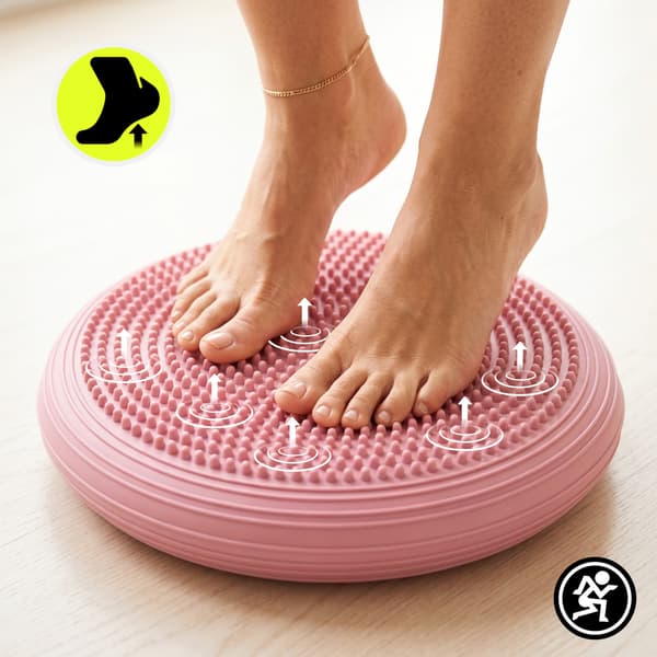 HyperMotion Balactiv balansdyna för träning och sittande – rosa