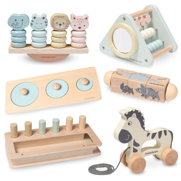 Montessori-lelujen setti 19-24 kk lapsille