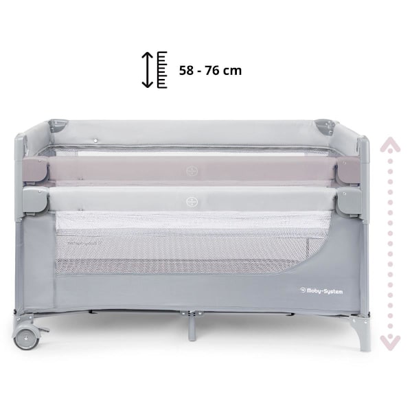 Closely 3-i-1-bärbarnsäng med skötbord, madrass och bärväska