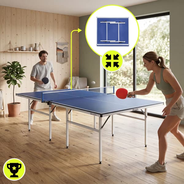 Kokoontaitettava pingispöytä HyperMotion 274 cm setti