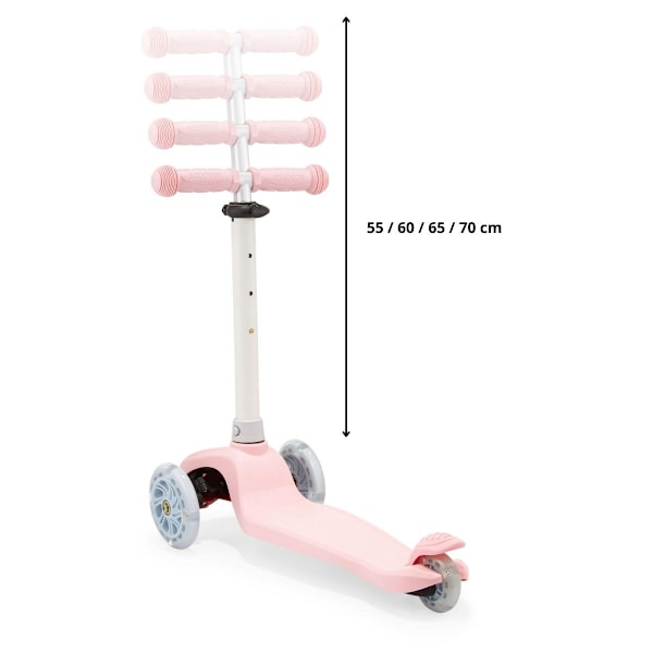 Kolmipyöräinen tasapainoskootteri 3-8v, LED pyörät Rose