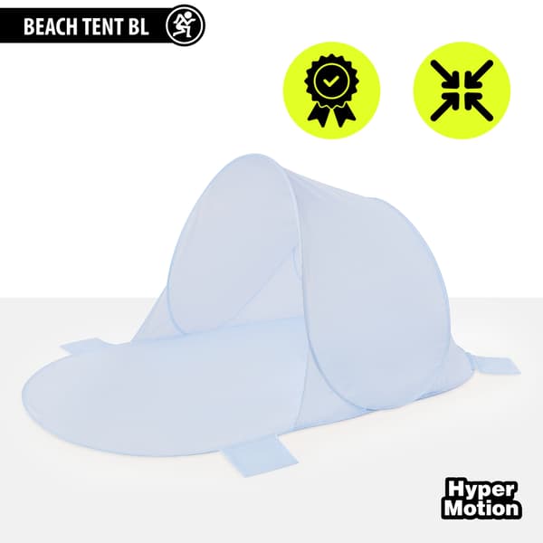 HyperMotion pop-up-rantateltta 200 × 130 × 90 cm, vaaleansininen