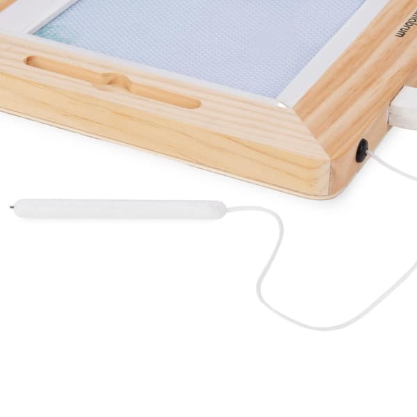 Träklippbok med stämplar - ritbord