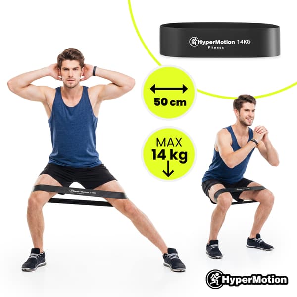 HyperMotion MENACTIVE træningselastikker 4 stk. op til 28 kg