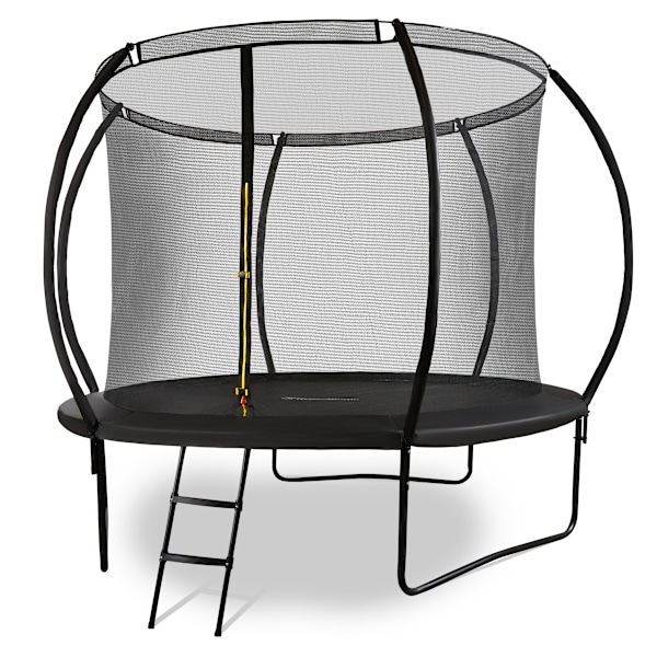 HyperMotion børne XL havetrampolin - 305 cm 10FT - med stige og indvendigt net - til hjem og have 305 cm