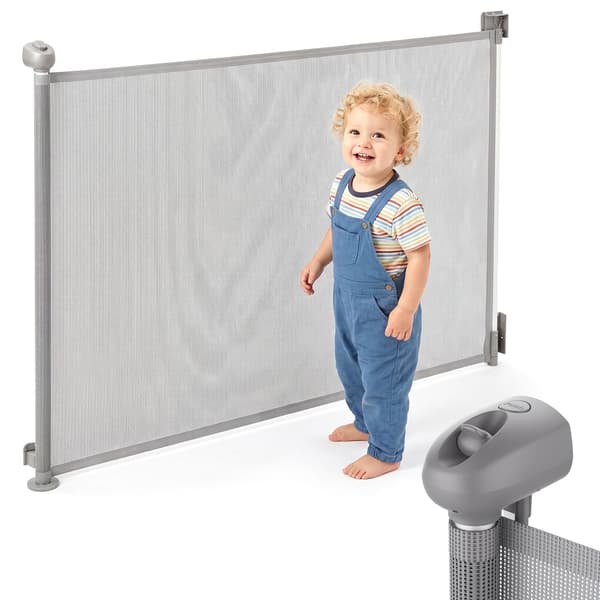 Moby-System STAIRSAFE rullattava turvaportti 140 cm, harmaa