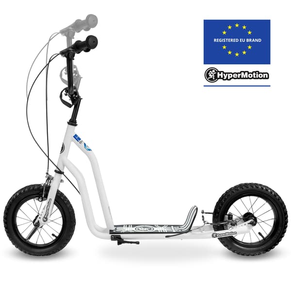 HyperMotion VIVA 12 scooter (30cm pumpade hjul) - Vit
