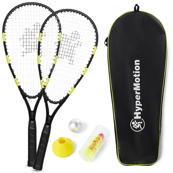 Speed Badminton set med racketar, koner och speeders