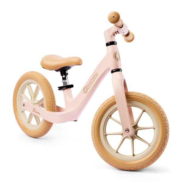 Løbecykel HyperMotion Bloom 12” pudderrosa til børn
