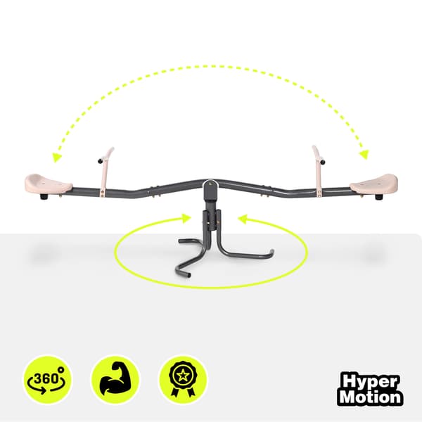 Havegynge 2-i-1 vippe og 360° rotation HyperMotion beige