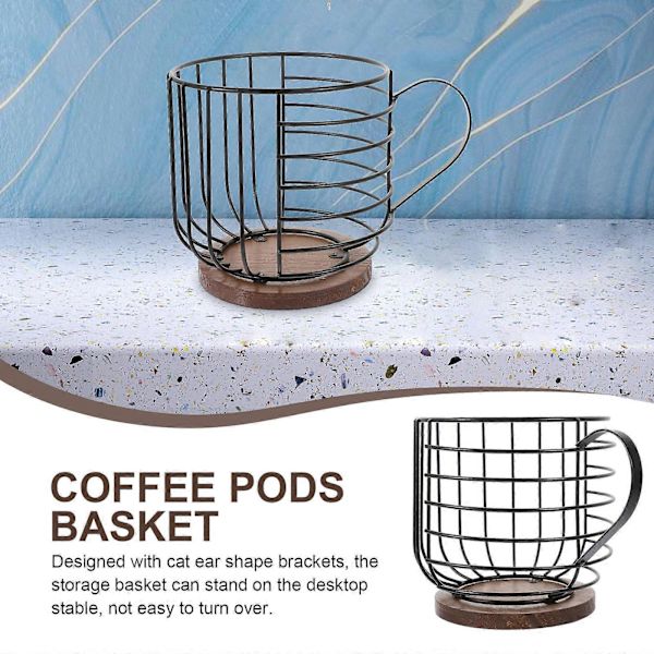Kaffekorg i Järn för Mångsidig Förvaring