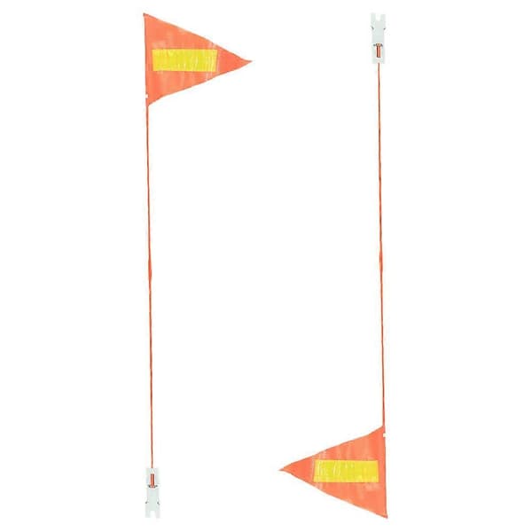 Cykel Flagga Slitstark Multi 63.00X27.00X21.00cm Reflex Säkerhetsvarning 2st