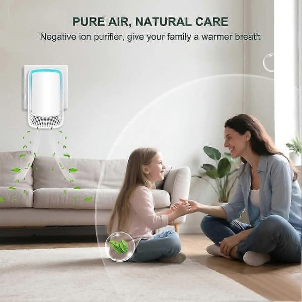 Luftjonisatorer för hemmet 3-pack, negativ jongenerator EU