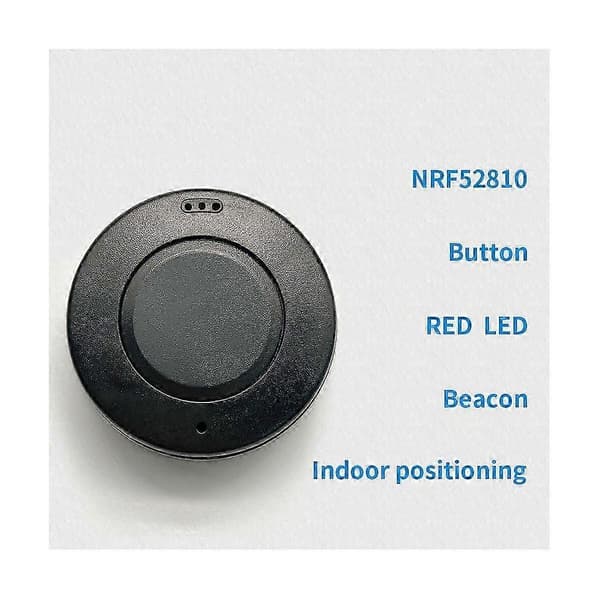 Bluetooth 5.0 Lågströmsfyr för inomhuspositionering, vit, ABS, 41.5x31.5x10mm
