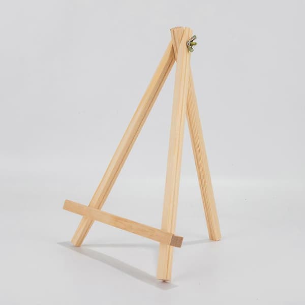 Trä Staffli Målarstaffli Ställ för Barn Konstnär 4st Mini Display
