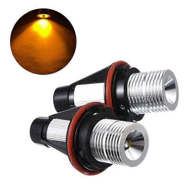 2 X Halogenstrålkastare LED Bilstrålkastarsats Angel Eye Markeringsljus För BMW E39 E53 E60 E61 E63 E64 E65 E66 E83 E87 BMW 525i