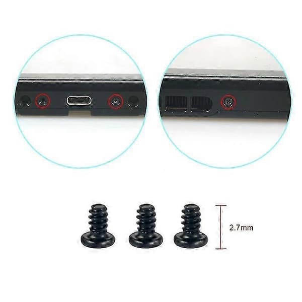 För Nintendo Switch 40 st/set Skruvbytesreparationssats Speltillbehör