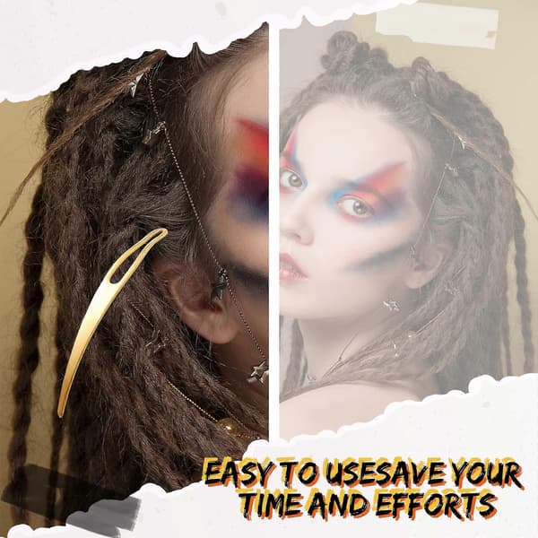 12 delar Sisterlock Retighten Tool Interlocking Tool för Locs Dreadlocks Tool Virka Microlocks Interlock Dreads Håråtdragningsförlängningsverktyg för