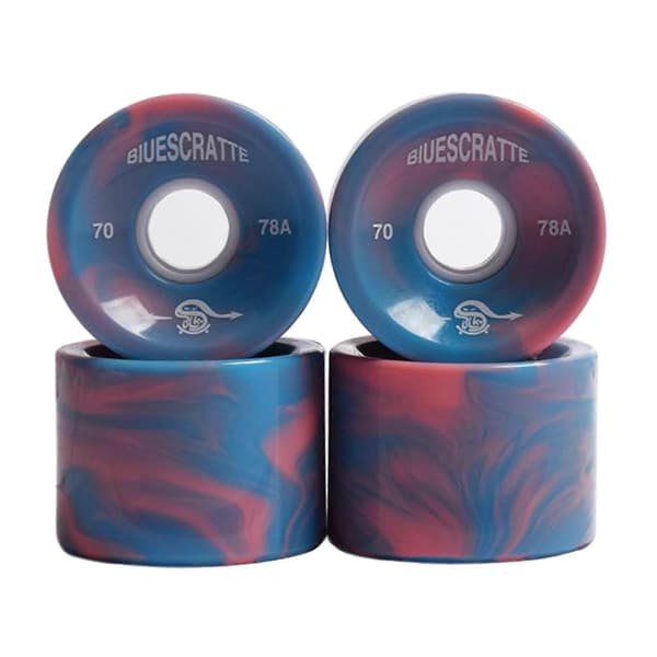 4X 4x 78A hårdhet Skateboardhjul 70X51mm Longboard Roller Delar Multi