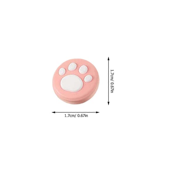 Kattfotmönster Joystick Greppskydd Silikon Analog Stick Skydd 16st