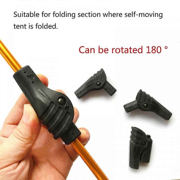 Kolfiber Tält Fällbara Ledkopplingar, DIY Reparation, Enkel Montering, Utomhus Camping Tillbehör (2st)