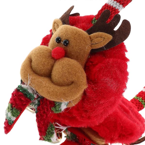 Jul Öronmuffar 3st Varma Vinter Öronskydd med Tomte och Ren
