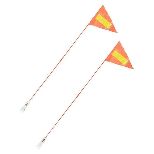Cykel Flagga Slitstark Multi 63.00X27.00X21.00cm Reflex Säkerhetsvarning 2st