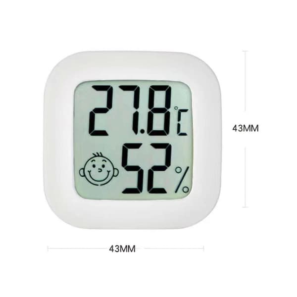Mini Digital Termo-Hygrometer, 3-pack - Temperatur- och Luftfuktighetsmätare