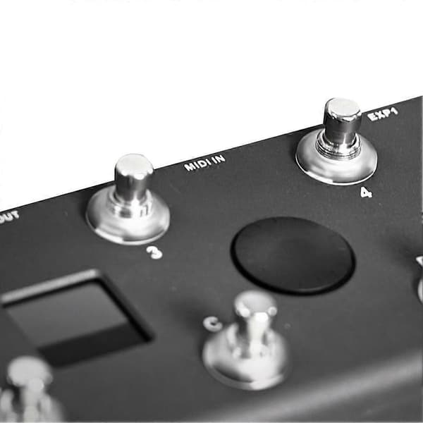 MIDI fotkontroll, USB-multieffektpedal i metall för keyboardsynthesizer, stöder PC/CC/NOTE